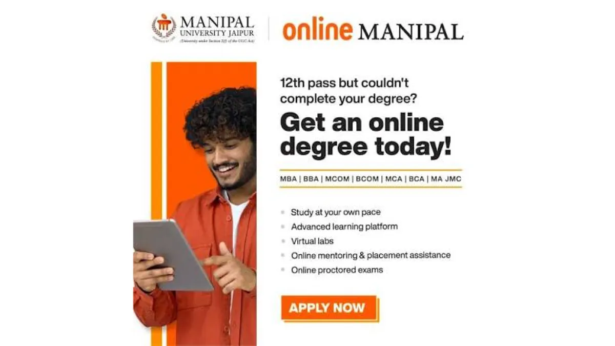 Manipal Online Admissions - UGC Approved Online University 2
