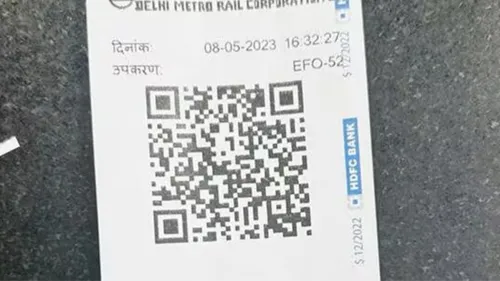 Delhi Metro commuters will soon be able to use QR codes on their mobile phones to enter and exit stations