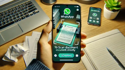 WhatsApp rolls out in-app document scanning feature
