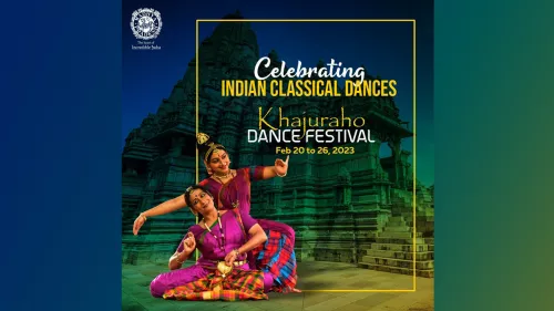 Khajuraho Dance Festival held from February 20 to 26