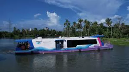 Kochi Water Metro ferries achieves a milestone on Sunday ferrying a total of 20 lakh commuters