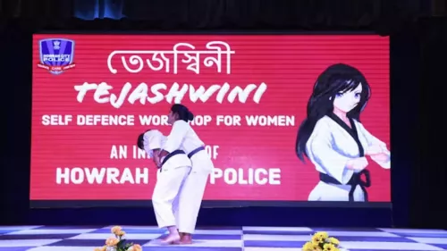 Howrah Police offered Karate training to school and college girls